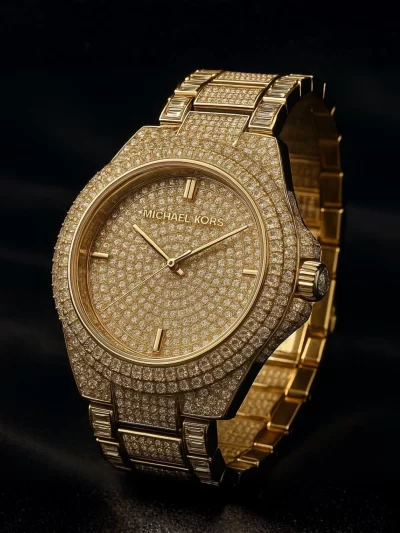Michael Kors Gold Crystal